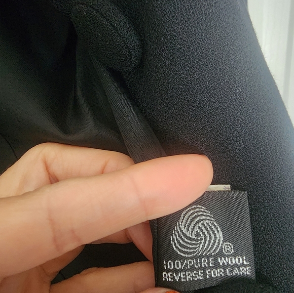 Vintage Moshary, blazer, size 2, red and black, wool. - Picture 11 of 11